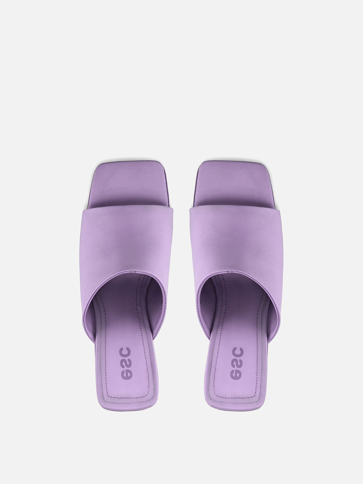 BESSIE Leather Sandals - Lilac