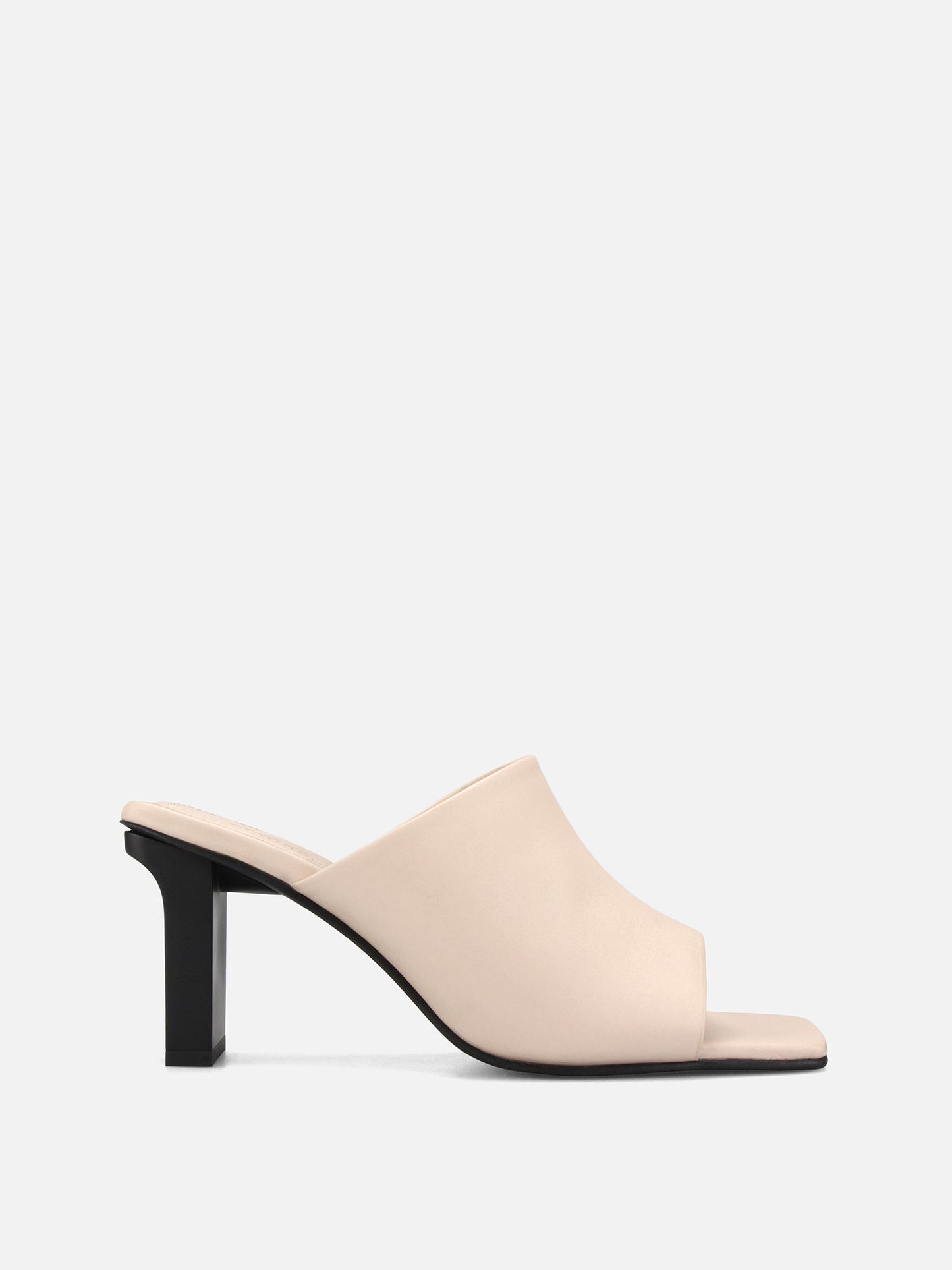 BESSIE Leather Sandals - Nude