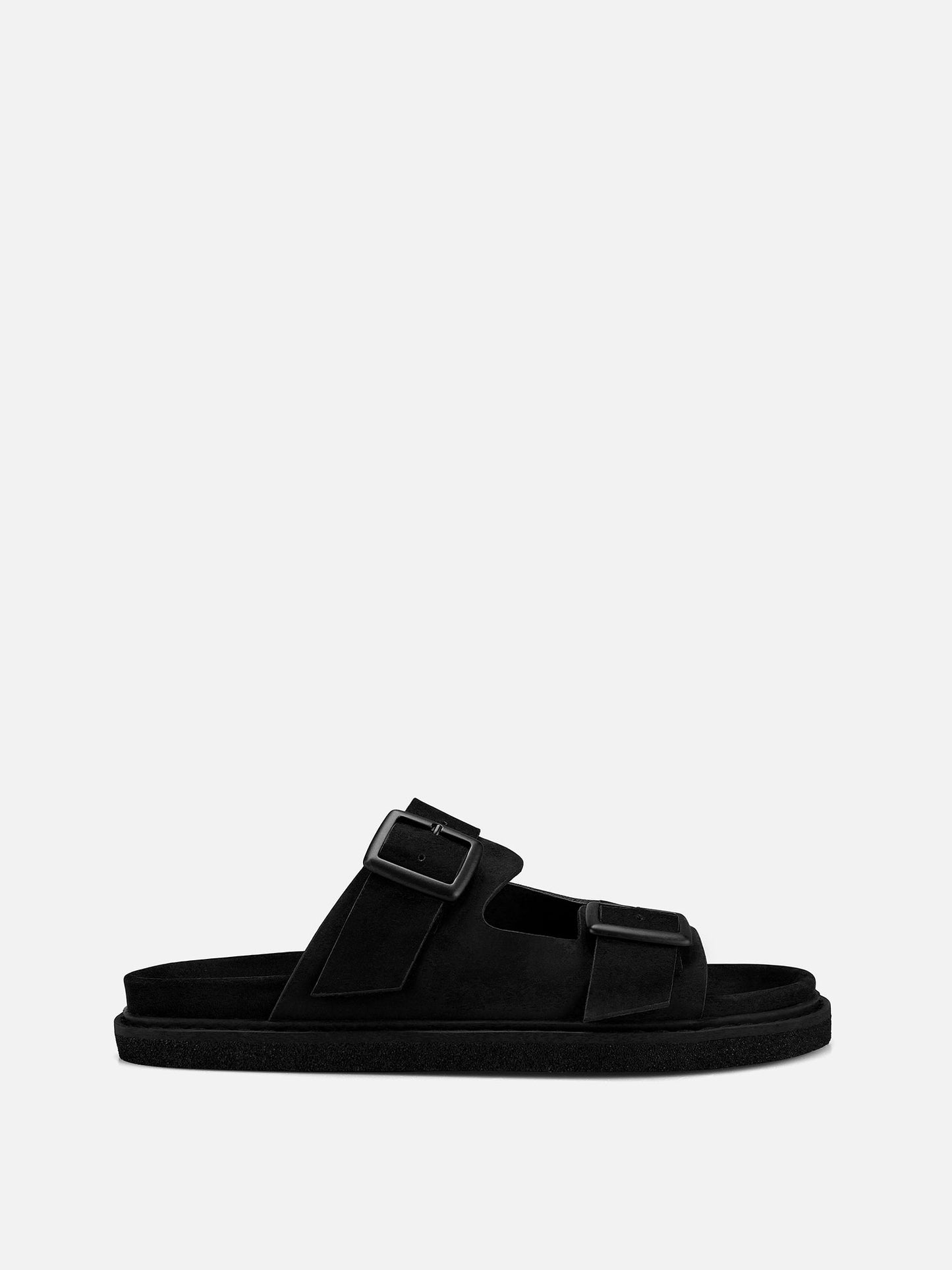 CARIBE Leather Sandals - Black