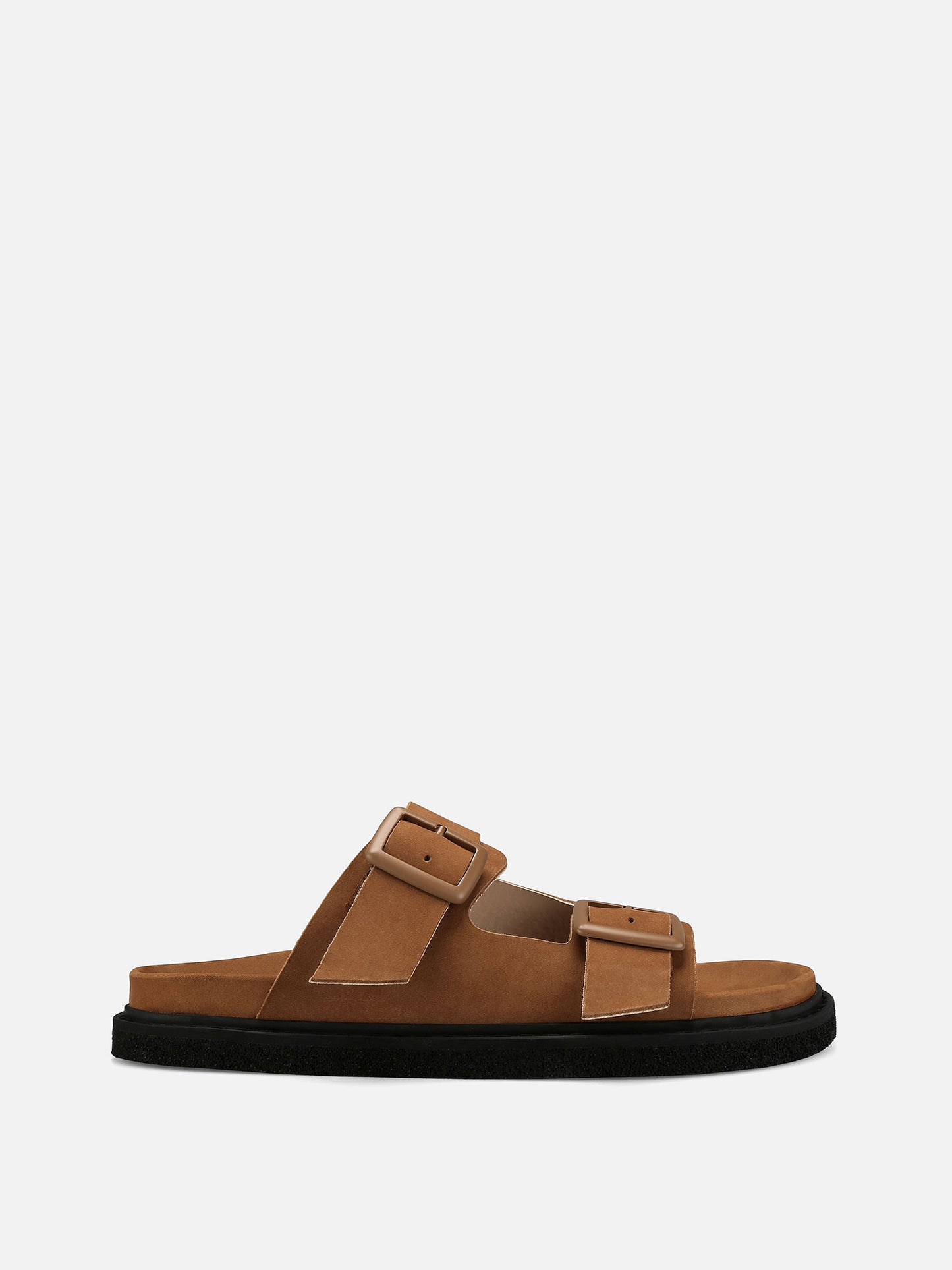 CARIBE Leather Sandals - Cognac