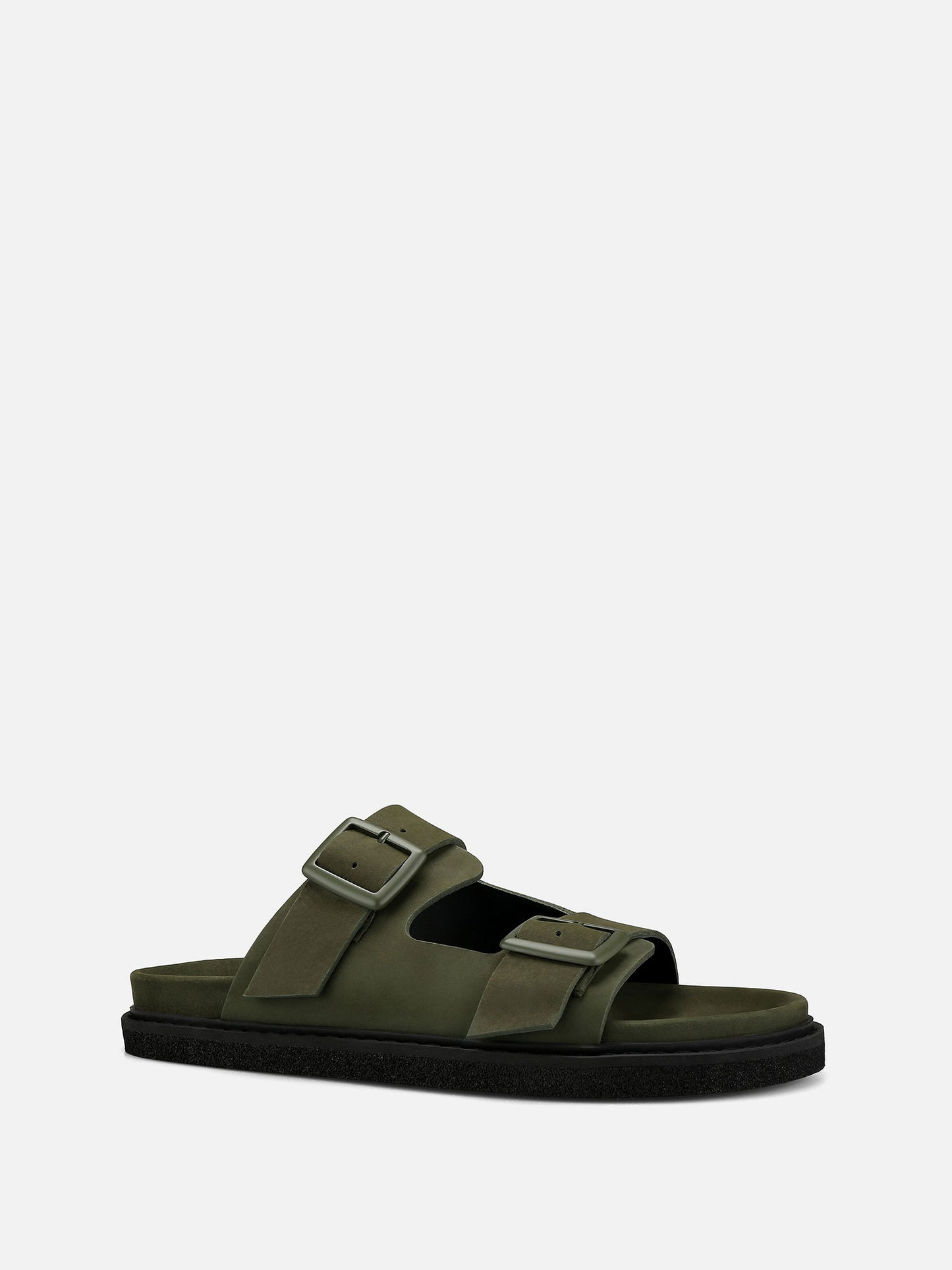 CARIBE Leather Sandals - Khaki