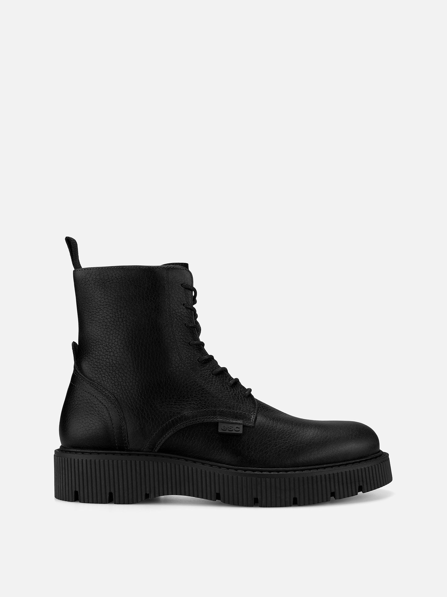 CALEB Lace Up Boots - Black