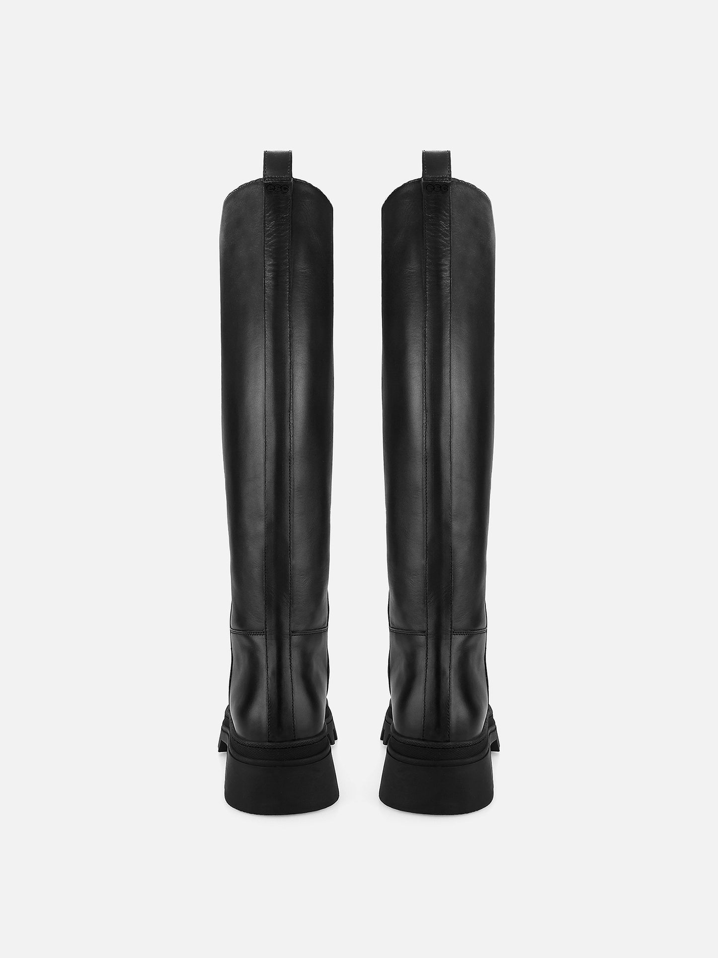 ALLEN Chunky Knee Boots - Black