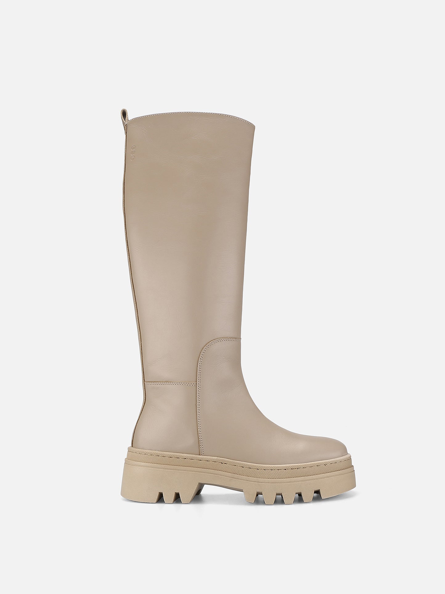 ALLEN Chunky Knee Boots - Taupe