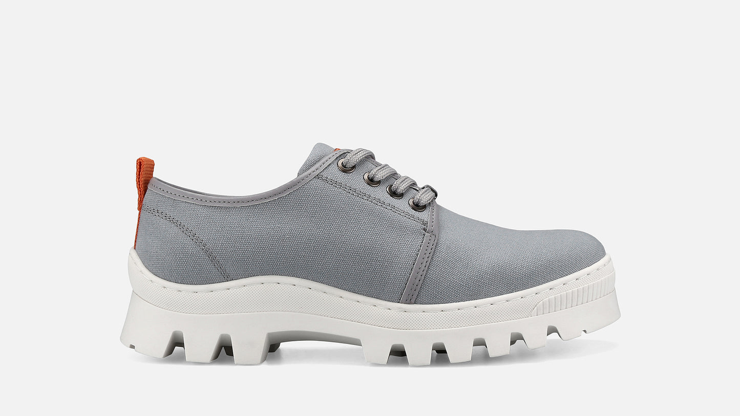 JOAN Canva Shoes - Grey