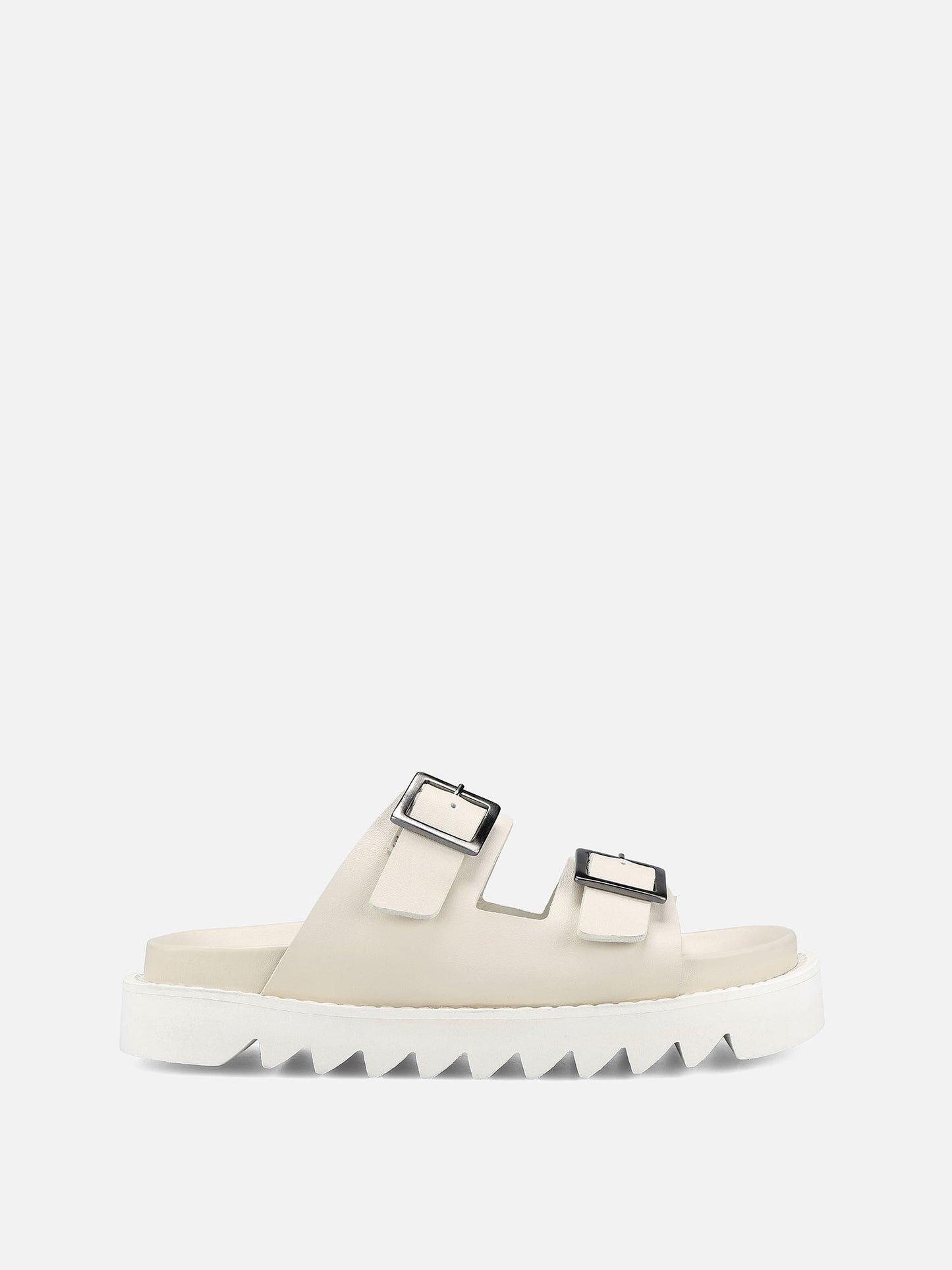 NAXOS Buckled Sandals - Beige