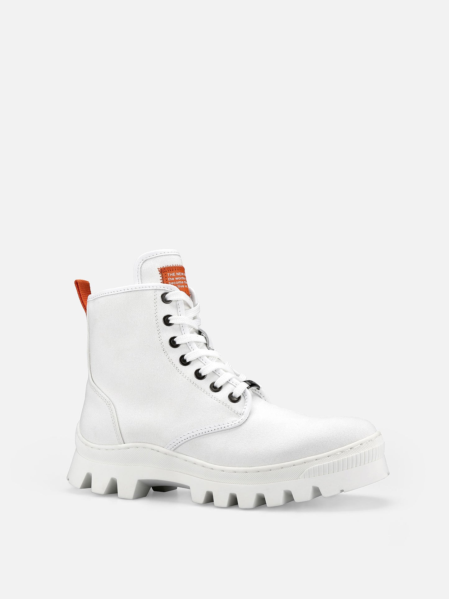 TUAREGE Canva Boots - White