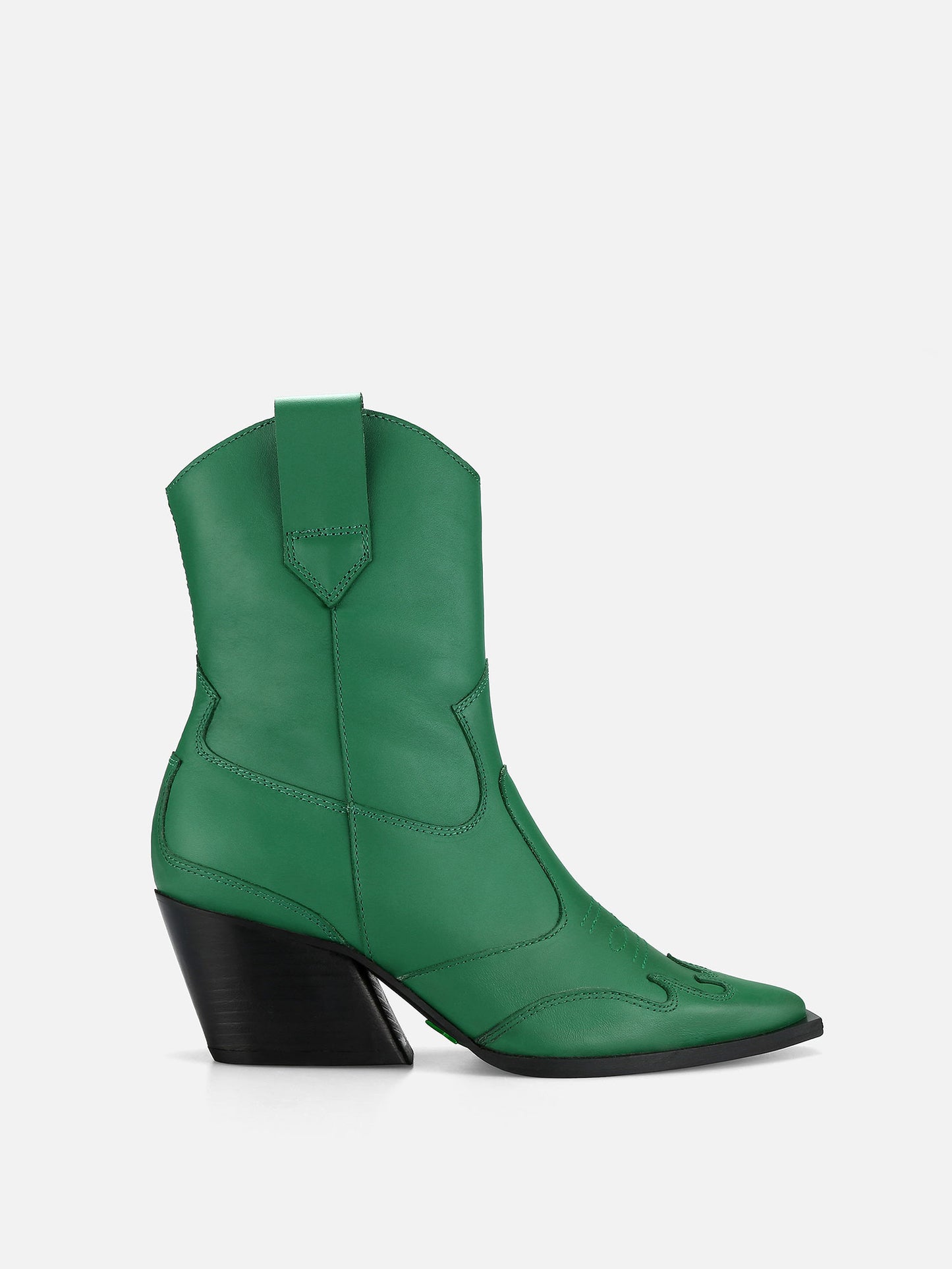 TABITOX Western Leather Boots - Green