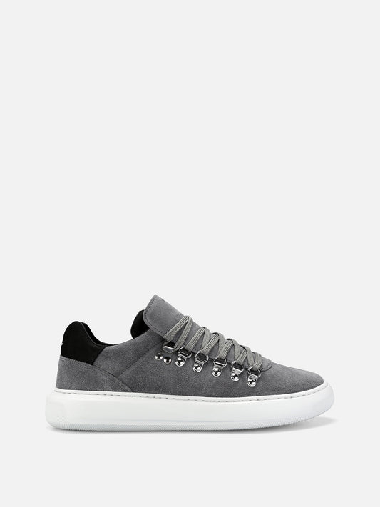 TROPHY Leather Sneakers - Gray