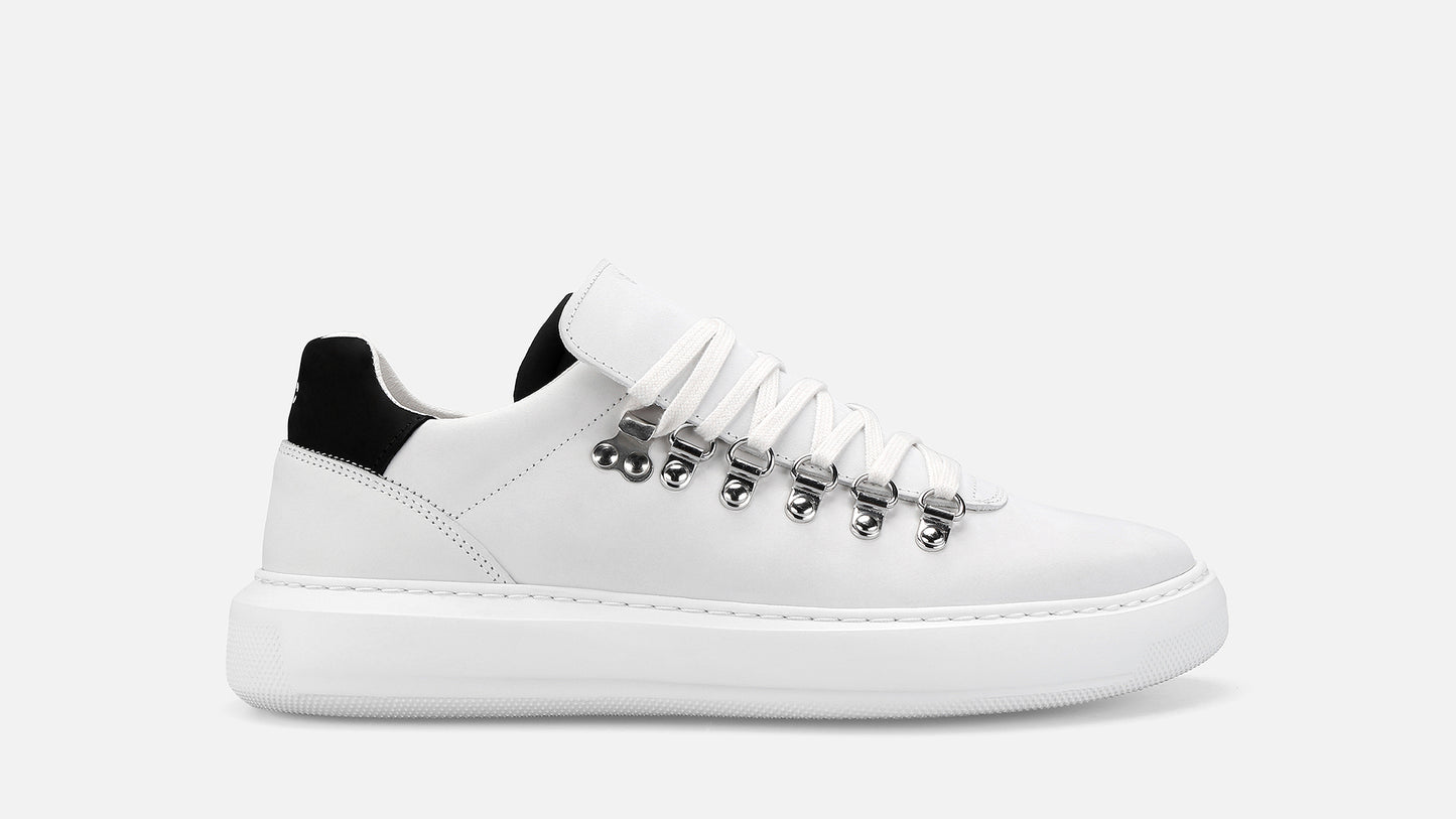 TROPHY Leather Sneakers - White