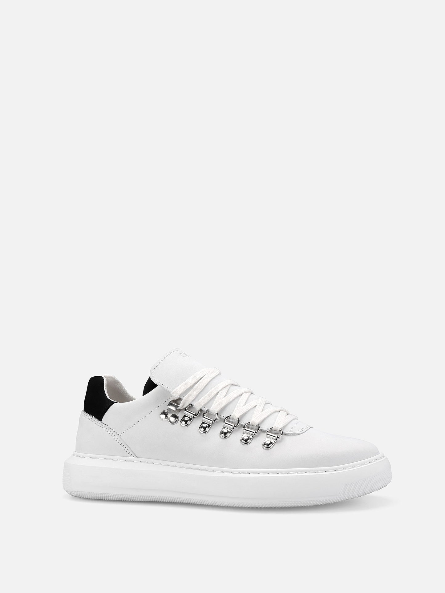 TROPHY Leather Sneakers - White